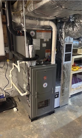 New furnace installed by Ala & Sons in a customer's Wakefield, MA home